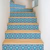 Vinilo Escalera Azulejos Simona X 2 - Adhesivo De Pared - Revestimiento Sticker Mural Decorativo - 2tirasde21cmx147cm