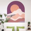 Papel Pintado Prepegado Arca Con Crepúsculo Mágico - Adhesivo De Pared - Revestimiento Sticker Mural Decorativo - L-h120xl90cm