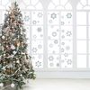 Vinilo Navidad Copos De Nieve - Adhesivo De Pared - Revestimiento Sticker Mural Decorativo - 20x25cm