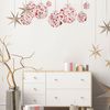 Vinilo Navidad Bolas Rojas De Navidad - Adhesivo De Pared - Revestimiento Sticker Mural Decorativo - 20x25cm