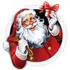 Vinilo Navidad Santa Claus Design - Adhesivo De Pared - Revestimiento Sticker Mural Decorativo - 65x60cm