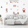 Vinilo Navidad Elementos De Santa Claus Y Navidad - Adhesivo De Pared - Revestimiento Sticker Mural Decorativo - 40x55cm
