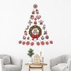 Vinilo Navidad Arbol De Navidad Navidad - Adhesivo De Pared - Revestimiento Sticker Mural Decorativo - 100x115cm