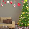 Vinilo Navidad Bolas De Navidad Y Decoraciones - Adhesivo De Pared - Revestimiento Sticker Mural Decorativo - 70x95cm