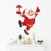 Vinilo Navidad El Feliz Papá Noel - Adhesivo De Pared - Revestimiento Sticker Mural Decorativo - 160x120cm