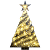 Vinilo Navidad Reluciente Árbol De Navidad - Adhesivo De Pared - Revestimiento Sticker Mural Decorativo - 195x120cm