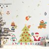 Vinilo Navidad Santa Claus Y El Arbol Mágico - Adhesivo De Pared - Revestimiento Sticker Mural Decorativo - 120x180cm