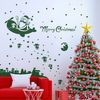 Vinilo Ambiance Navidad - Adhesivo De Pared - Revestimiento Sticker Mural Decorativo - 85x55cm