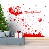 Vinilo Ambiance Navidad - Adhesivo De Pared - Revestimiento Sticker Mural Decorativo - 170x110cm