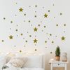 Vinilo Paquete De 130 Estrellas - Adhesivo De Pared - Revestimiento Sticker Mural Decorativo - 95x175cm