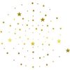 Vinilo Paquete De 130 Estrellas - Adhesivo De Pared - Revestimiento Sticker Mural Decorativo - 95x175cm