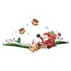 Vinilo Navidad El Pueblo Encantado De Santa Claus - Adhesivo De Pared - Revestimiento Sticker Mural Decorativo - 40x80cm