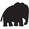 Pegatina Pizarra Elephant - Adhesivo De Pared - Revestimiento Sticker Mural Decorativo - 75x90cm