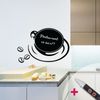 Vinilo Pizarra Café Chic + Líquido Tiza Blanca - Adhesivo De Pared - Revestimiento Sticker Mural Decorativo - 85x105cm