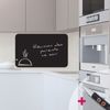 Vinilo Pizarra Plato De Cocina Clásico + Líquido Tiza Blanca - Adhesivo Pared - Sticker Revestimiento - 115x180cm