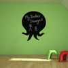 Vinilo Silueta De Pulpo - Adhesivo De Pared - Revestimiento Sticker Mural Decorativo - 130x105cm