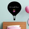 Globo Pizarra - Adhesivo De Pared - Revestimiento Sticker Mural Decorativo - 105x75cm