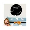 Vinilo Gato Pizarra - Adhesivo De Pared - Revestimiento Sticker Mural Decorativo - 75x75cm