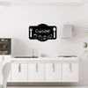 Vinilo Pizarra Estante De La Cocina Diseño - Adhesivo De Pared - Revestimiento Sticker Mural Decorativo - 15x25cm