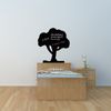 Vinilo Pizarra Árbol Grande - Adhesivo De Pared - Revestimiento Sticker Mural Decorativo - 85x75cm