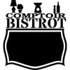 Vinilo Pizarra Comptoir Bistrot - Adhesivo De Pared - Revestimiento Sticker Mural Decorativo - 85x75cm