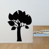 Vinilo Pizarra Diseño Árbol - Adhesivo De Pared - Revestimiento Sticker Mural Decorativo - 105x85cm