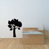 Vinilo Pizarra Diseño Árbol - Adhesivo De Pared - Revestimiento Sticker Mural Decorativo - 105x85cm