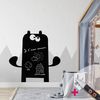 Vinilo Decorativo Monstruo 1 - Adhesivo De Pared - Revestimiento Sticker Mural Decorativo - 105x105cm