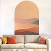 Papel Pintado Prepegado Arco Dunas Del Desierto - Adhesivo De Pared - Revestimiento Sticker Mural Decorativo - M-h85xl60cm