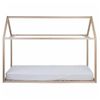 Cldhome Estructura De Cama Casita 208x98x148 Cm Natural Childhome