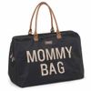 Childhome Bolsa Para Pañales Mommy Bag Nailon Oxford Negro