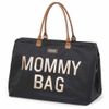 Childhome Bolsa Para Pañales Mommy Bag Nailon Oxford Negro