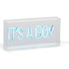 Caja Luminosa Fluorescente It's A Boy Azul Childhome