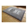 Alfombra De Entrada Con Motivo "home" - L 80 X A 50 X H Cm - Gris Claro