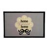 Alfombrilla De Entrada Home Sweet Home - L 80 X A 50 Cm - Negro