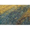 Monetti Design - Alfombra Contemporánea Atlantic - Hecha En Bélgica  - Acabado A Mano - Antideslizante Natural - Algodón - Poliéster - Azul Nymphea - 170 X 240 Cm