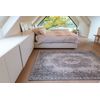 Da Mosto Design - Alfombra Palazzo Old Medallion - Hecha En Bélgica  - Acabado A Mano - Antideslizante Natural - 85% Algodón - 15% Poliéster - Blanco Contarini - 170 X 240 Cm