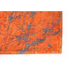 Diseño Estelar - Alfombra Contemporánea De Mad Men - Hecha En Bélgica  - Acabado A Mano - Antideslizante Natural - 85% Algodón - 15% Poliéster - Naranja Nebulosa - 140 X 200 Cm