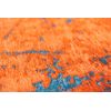 Diseño Estelar - Alfombra Contemporánea De Mad Men - Hecha En Bélgica  - Acabado A Mano - Antideslizante Natural - 85% Algodón - 15% Poliéster - Naranja Nebulosa - 140 X 200 Cm