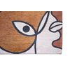 Icon Design - Alfombra Abstracta Gallery Art - Hecha En Bélgica  - Acabado A Mano - Antideslizante Natural - 100% Algodón - Rostros - 170 X 240 Cm
