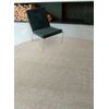 Diseño Baobab - Alfombra Estructura Efecto Terciopelo - Hecha En Bélgica  - Acabado A Mano - Antideslizante Natural - 100% Poliéster - Beige Seco - 280 X 390 Cm