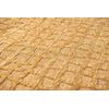 Diseño Trammel - Alfombra Estructurada - Fabricada En Bélgica  - Acabado A Mano - Antideslizante Natural - 100% Poliéster - Oro Romano - 200 X 280 Cm