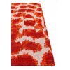 Alfombra - Colección Ikat Beneffito - Naranja Sangre - Alfombra - Naranja - 200x280cm - Alfombra Estampada, Acabado Artesanal, Tejiendo En Bélgica - Alfombra Moderna De Calidad