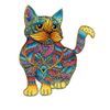 E2d Puzzle Arcoiris En Madera - Gato