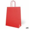 Bolsas Fama Rojo Con Asas 31 X 11 X 42 Cm (25 Unidades)