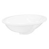 Valadares 18327002 Oval Lavabo Bajo Encimera Blanco