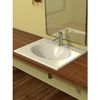 Valadares 18841002c Oasis Lavabo De Encastre Blanco