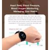 Smartwatch D18 1,3'' Pulgadas, Ritmo Cardíaco + Presión Arterial + Oxígeno, Podómetro + Distancia Recorrida + Calorías + Monitor De Sueño, Notificaciones De Llamadas/sms/redes Sociales, Reloj + Alarma, Compatible Con Ios Y Android - Azul