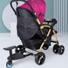 Adaptador Universal Con Rueda Y Asiento Para Cochecito De Bebé - Negro