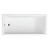 Sanitana Cubic Bañera Acrílica Rectangular Blanco 75x170 Cms